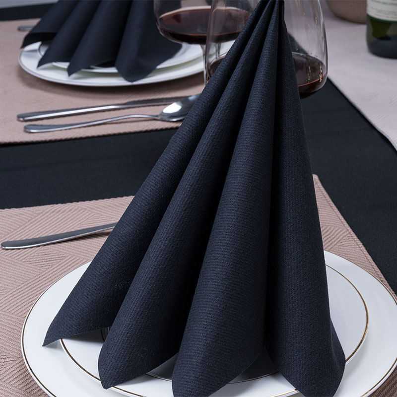 Черные салфетки Airlaid со средней и высокой впитывающей способностью: секрет водопоглощения