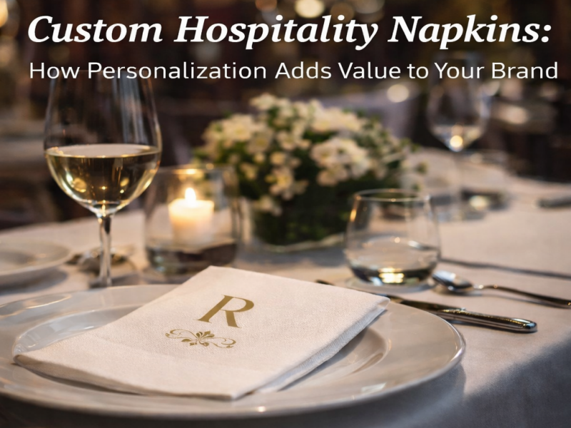 Салфетки для гостеприимства на заказ: как персонализация повышает ценность вашего бренда