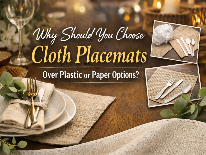 Почему вам следует выбирать тканевые салфетки вместо пластиковых или бумажных?